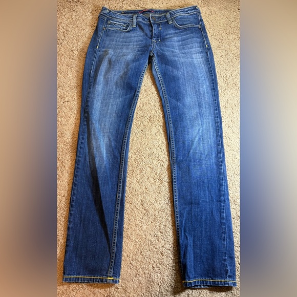 Vigoss Denim - Vigoss Women’s 11 Blue Denim Jeans Low Rise Straight‎ Leg